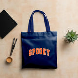 Spooky Season Printed Tote Bags, Retro Halloween Spooky Season Bags, Cotton Shopping Bags, Stay Spooky Tote Bag, Halloween Gift from Husband