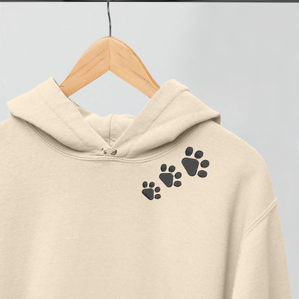 Embroidered Dog Hoodie, Personalised Pet Names and Ears on Sleeve Jumper, Dog Mom Hoodies, Birthday Presents, Dog Lovers Hooded Sweatshirts
