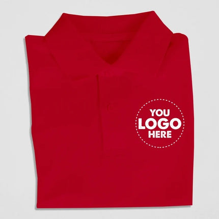 Custom Polo Shirts, Personalized Logo/Text Front Back Printed Polos, Company Logo Tees, Small Business Tops, Gift for Golfer, Clearance Sale