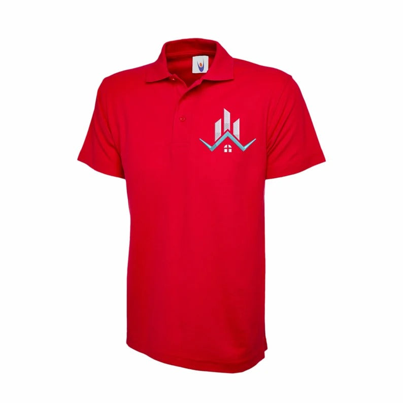 Custom Embroidered Polo Shirts, Personalised Text or Logo Monogrammed Tshirt, Digitized Company Logo Polos, Business Shirts, Gift for Golfer