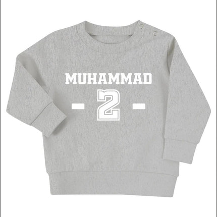 Custom Name Age Sweater, Personalized Jumper for New Born Babies Kids, Unique Baby Shower 1st Birthday Gift, Custom Text Toddler Clothing