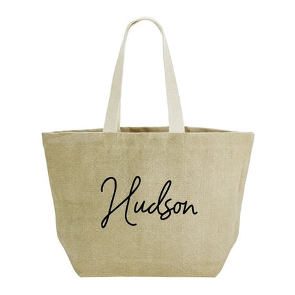 Personalised Name Printed Tote Bag, Custom Printed Bag For Womens, Bachelorette Party Gifts for Bridesmaids, Classic Traveling Bag For Her