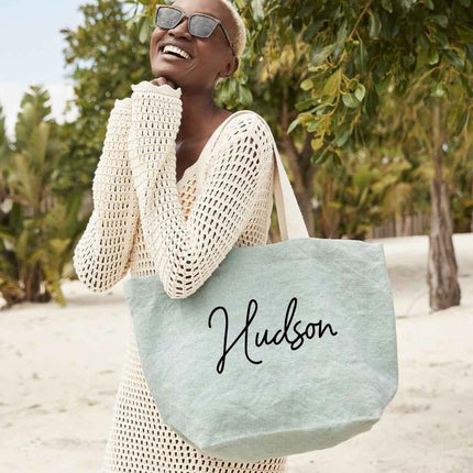 Personalised Name Printed Tote Bag, Custom Printed Bag For Womens, Bachelorette Party Gifts for Bridesmaids, Classic Traveling Bag For Her
