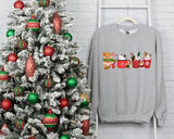 Christmas Coffee Sweatshirt, Xmas Gingerbread Printed Sweater, Christmas Adults Kids Sizes Jumper, Christmas Ice Coffee Tops, Xmas Eve Gifts