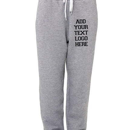 Personalised Text Monogrammed Unisex Joggers, Custom Team Logo Printed Matching Trousers, Comfort Colors Couple Sweatpants, Gift for Partner