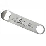 Personalised Birthday Date Bottle Opener, Custom Name Bottle Opener, Wedding Favor Bar Blade Bottle Opener, Birthday Gift, Wedding Essential