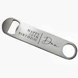 Personalised Birthday Date Bottle Opener, Custom Name Bottle Opener, Wedding Favor Bar Blade Bottle Opener, Birthday Gift, Wedding Essential