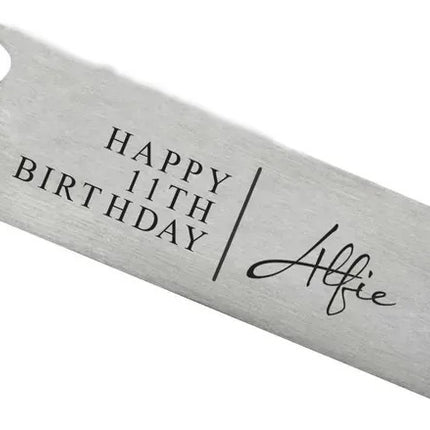 Personalised Birthday Date Bottle Opener, Custom Name Bottle Opener, Wedding Favor Bar Blade Bottle Opener, Birthday Gift, Wedding Essential