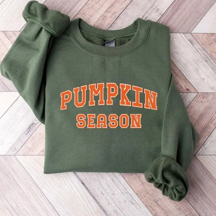 Retro Pumpkin Season Jumper, Fall Halloween Sweatshirt, Autumn Fall Men Woman Crewneck Sweaters, Thanksgiving Gifts For Her, Halloween Gifts