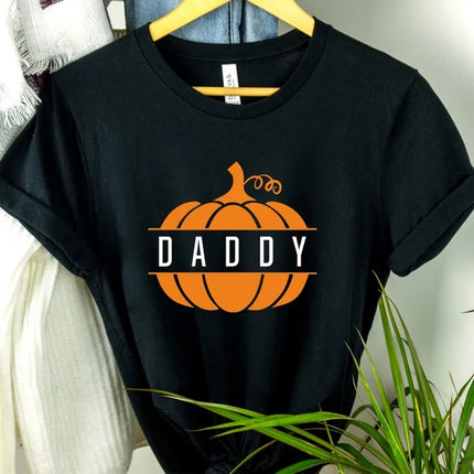 Custom Halloween Pumpkin T-Shirt, Personalised Name Halloween Printed Shirt, Vintage Fall Pumpkins Easy Fit Tees, Halloween Party Outfits