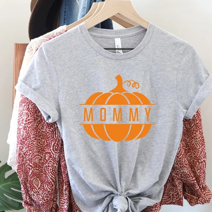 Custom Halloween Pumpkin T-Shirt, Personalised Name Halloween Printed Shirt, Vintage Fall Pumpkins Easy Fit Tees, Halloween Party Outfits