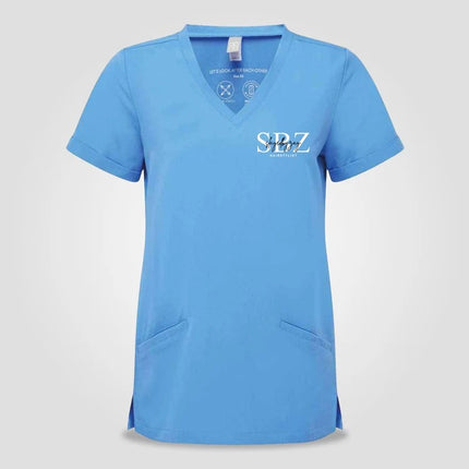 Personalised Logo Any Text Printed Tunics-Beauty Salon Uniform-Aesthetics Workwear-Lash Nail Tech Make up Artist-Custom Barbers Salon Tunic
