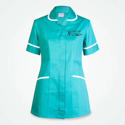 Custom Embroidery Nurse Tunic, Personalised Logo/text V Neck Tunic, Nurse Gift