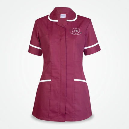 Custom Embroidery Nurse Tunic, Personalised Logo/text V Neck Tunic, Nurse Gift