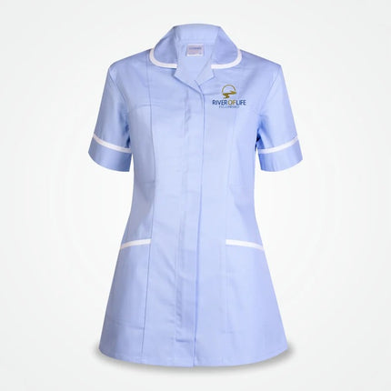 Custom Embroidery Nurse Tunic, Personalised Logo/text V Neck Tunic, Nurse Gift