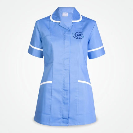 Custom Embroidery Nurse Tunic, Personalised Logo/text V Neck Tunic, Nurse Gift