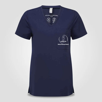 Personalised Logo Any Text Printed Tunics-Custom Barbers Salon Tunic-Beauty Salon Uniform-Aesthetics Workwear-Lash Nail Tech Make up Artist