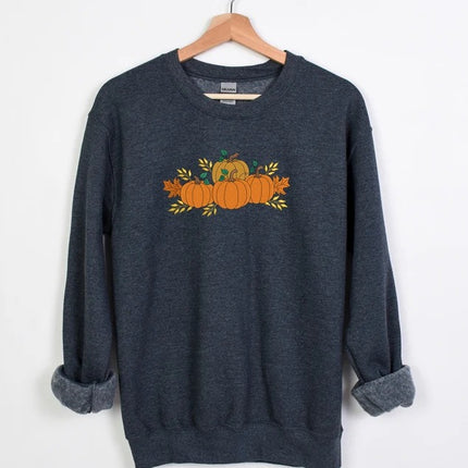 Spooky Season Pumpkins Jumper, Embroidered Halloween Sweatshirt, Spooky Season Halloween Unisex Jumper, Autumn Top, Halloween Party Gifts