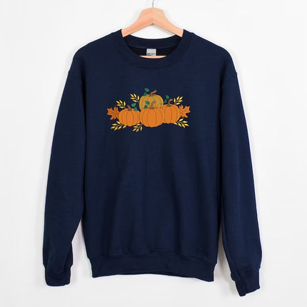 Spooky Season Pumpkins Jumper, Embroidered Halloween Sweatshirt, Spooky Season Halloween Unisex Jumper, Autumn Top, Halloween Party Gifts