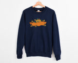 Spooky Season Pumpkins Jumper, Embroidered Halloween Sweatshirt, Spooky Season Halloween Unisex Jumper, Autumn Top, Halloween Party Gifts