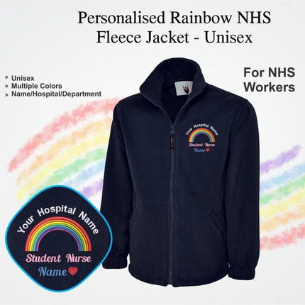 Custom Embroidered NHS Department Name Jacket, Hospital Students Uniform