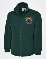 Custom Embroidered NHS Department Name Jacket, Rainbow Healthcare Logo Zip up Fleece Jacket, Hospital Students Uniform, NHS Staff Jackets