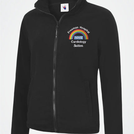 Embroidered Ladies Rainbow Fleece Jackets, Personalised Name/hospital Department Nurse Jackets, Healthcare Workers Uniform, Gift for Doctors