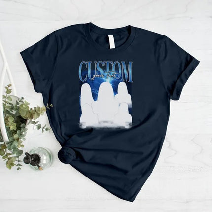 Custom Bootleg Rap Tee, Personalised your own bootleg T-Shirt, Custom photo shirt, Girlfriend Top, 90s Bootleg Vintage Custom Collage Design