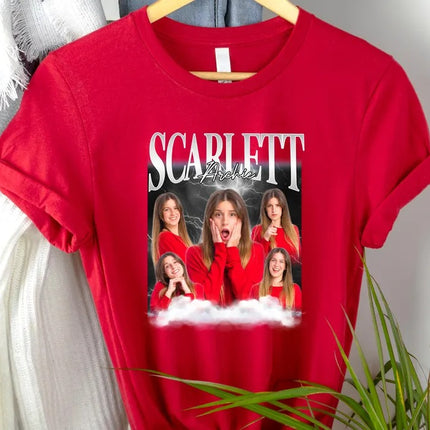 Custom Bootleg Rap Tee, Personalised your own bootleg T-Shirt, Custom photo shirt, Girlfriend Top, 90s Bootleg Vintage Custom Collage Design