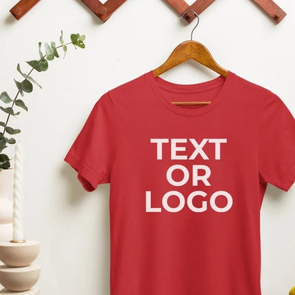 Custom Family Photo Printed T-Shirt, Personalised Text/Photo Matching Shirts, Add Your Designs Here Adults Tops, Customised Logo Print Shirt