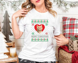 Custom Pet Photo Christmas Shirts, Merry Christmas Dog Face Printed T-Shirts, Xmas Holidays Ugly Crewneck Shirts, Christmas Pet Lovers Gifts