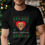 Custom Pet Photo Christmas Shirts, Merry Christmas Dog Face Printed T-Shirts, Xmas Holidays Ugly Crewneck Shirts, Christmas Pet Lovers Gifts