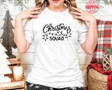 Christmas Squad Lights Printed Shirt, Merry Christmas Family Matching T-Shirts, Christmas Holidays Adults & Kids Shirt, Xmas Eve Party Tees