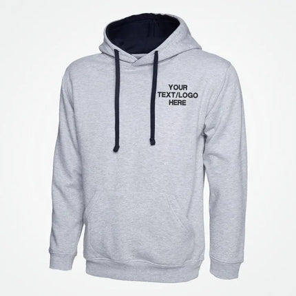 Custom Embroidered Logo Hoodie, Your Company Text & Logo Monogram Hoodie, Personalised Business Logo Workwear jumper, Customise Designs Tops