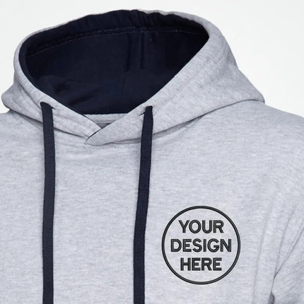 Custom Embroidered Logo Hoodie, Your Company Text & Logo Monogram Hoodie, Personalised Business Logo Workwear jumper, Customise Designs Tops