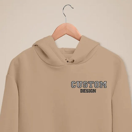 Your Text / Logo Embroidered Hoodie, Custom Business Design Monogrammed Hoodie, Personalised Logo Workwear Jumpers, Bespoke Text & Logo Tops