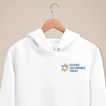 Your Text / Logo Embroidered Hoodie, Custom Business Design Monogrammed Hoodie, Personalised Logo Workwear Jumpers, Bespoke Text & Logo Tops