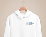 Your Text / Logo Embroidered Hoodie, Custom Business Design Monogrammed Hoodie, Personalised Logo Workwear Jumpers, Bespoke Text & Logo Tops