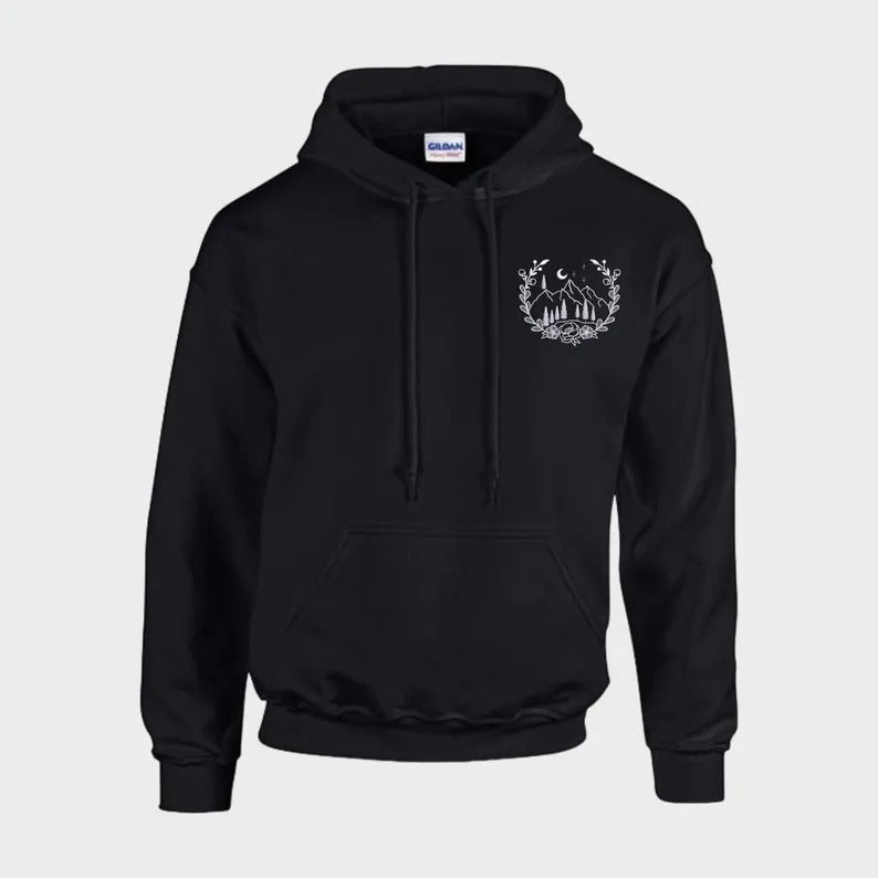 Custom Embroidered Text/Logo Hoodie, Personalised Company Logo Monogram Hoodie, Your Designs Here Workwear Hoodies, Your Own Business Hoodie