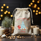 Personalised Santa Sack, Christmas Present Kids Sack Bags, Merry Christmas Santa Sacks, Baby's First Christmas Gift, Christmas Kids Presents