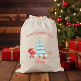 Personalised Santa Sack, Christmas Present Kids Sack Bags, Merry Christmas Santa Sacks, Baby's First Christmas Gift, Christmas Kids Presents