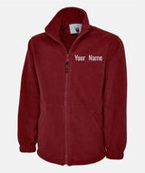 Personalized Embroidery Fleece Jackets, Customised Text & Logo Zip-Up Jackets, Healthcare Workers Uniforms, Medical Students Nursing Gifts