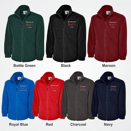 Embroidered Medical Assistant Fleece Jackets, Custom Name/hospital Department Nurse Jacket, Healthcare Staff Uniform, Medical Students Gifts