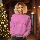 Personalised Christmas Nurse Sweatshirt, Custom Name RN Christmas Sweaters, Xmas Nurse Women Jumpers, Christmas Clothing, Nurse Xmas Present