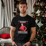 Manchester Garnacho Christmas Shirt, Garnacho Footballer Xmas Ugly TShirt, Christmas Football Lovers Printed Tops, Xmas Holiday Gift for Him