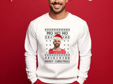 Mo Ho Ho Merry Christmas Sweatshirt, Mo Salah Red Ugly Christmas Jumper, Liverpool Salah Xmas Printed Sweater, Christmas Liverpool Fans Gift