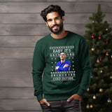 Baby Its Cold Outside Christmas Jumper, Ugly Christmas Cole Palmer Printed Sweatshirt, Funny Cold Palmer Blue Sweater, Football Lovers Tops