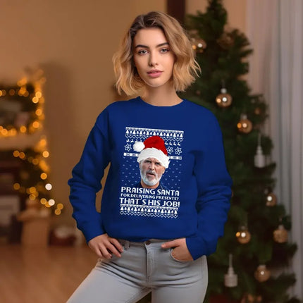 Roy Keane Ugly Christmas Sweatshirt, Manchester Xmas Printed Sweater