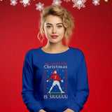 Ronaldo Christmas Ugly Sweatshirt, All I Want for Christmas is Siuu Xmas Sweater, Ronaldo Siuuu Football Lovers Christmas Outfits, Xmas Gift