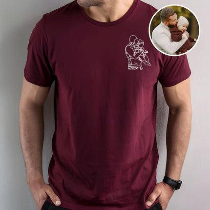 Personalised Couple Photo Portrait Shirt, Custom Photo Printed Portrait Shirt, Valentines Day Matching Tops for His & Hers, Anniversary Gift